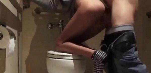  Fucking My Blonde Date in Restaurant Bathroom